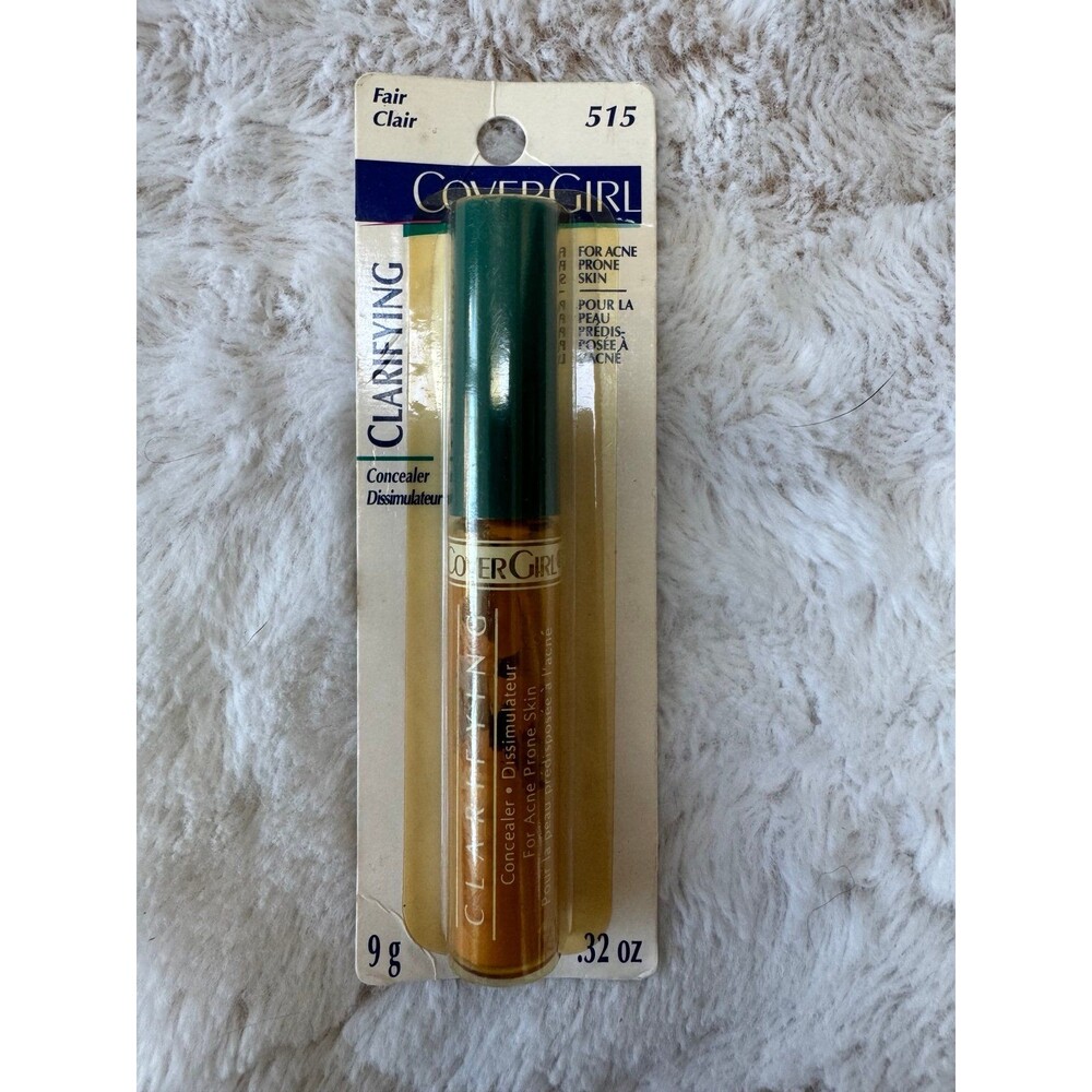 VTG 90s NEW CoverGirl Clarifying Concealer for Acne Prone Skin 515 Fair Clair